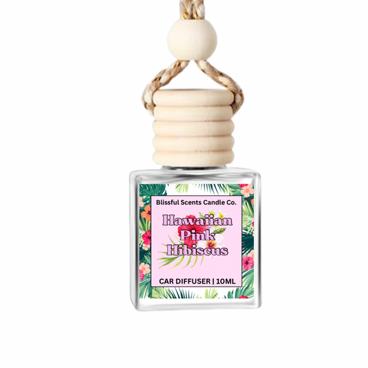 Hawaiian Pink Hibiscus Car Diffuser
