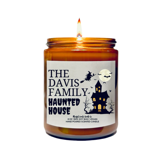 Haunted House “Custom Candle”