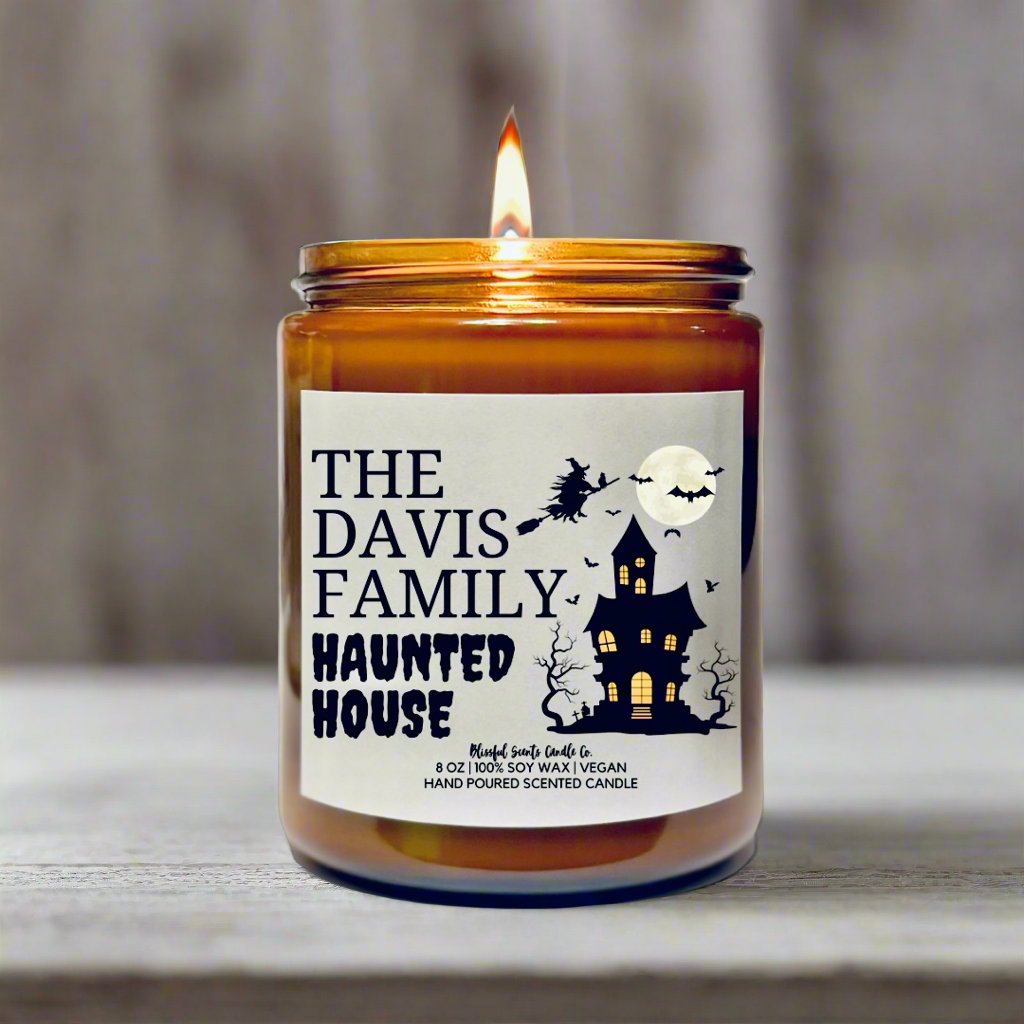 Haunted House “Custom Candle”